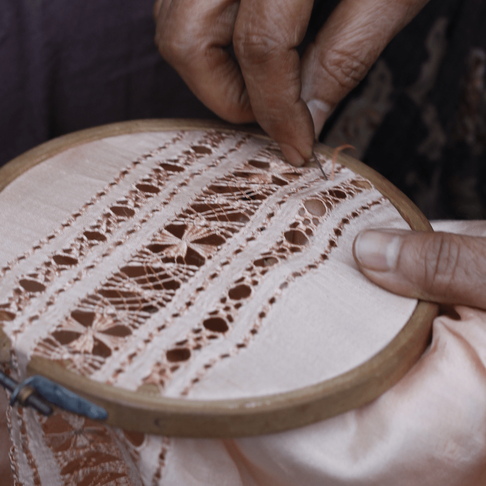 handicraft design for dress Hand Embroidery cute baby dress design/Nasima Handicraft design