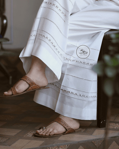 Handcrafted Tarkashi - Cotton Lawn Trouser/Pant - Unstitched